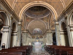 ミラノのおもしろ教会～騙し絵手法のフレスコ画～目の錯覚で広く見えるトリック!